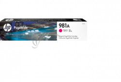 HP 981A - purpurov atramentov kazeta, J3M69A J3M69A