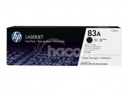 HP tlaov kazeta ierna, CF283AD - 2 pack CF283AD