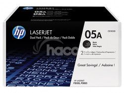 HP tlaov kazeta ierna vek, CE505D - 2 pack CE505D