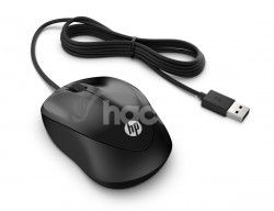 HP Wired Mouse 1000/ Cestovn / Optick / Drtov USB / ierna