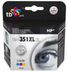 Ink. kazeta TB komp.s HP 351XL Color ref., CB338EE TBH-351XLCR