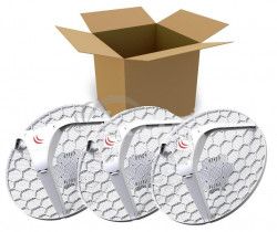 MikroTik RBLHG-5ND-3 Outdoor 802.11an 24,5dBi jednotka LHG 5 (3pack) RBLHG5kit