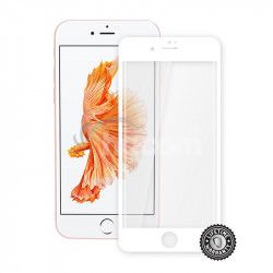 Screenshield  Apple iPhone 7 Tempered Glass protection display (full COVER WHITE metalic frame) APP-TGFCWMFIPH7-D