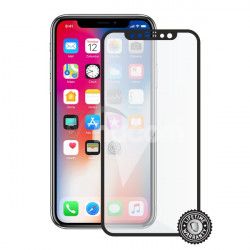 Screenshield APPLE iPhone X / Xs Tempered Glass protection (full COVER black) APP-TG3DBIPHX-D