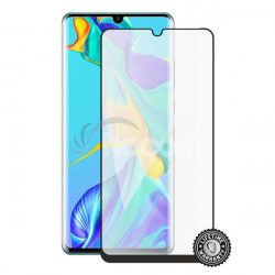 Screenshield HUAWEI P30 Pre Tempered Glass protection (black - CASE FRIENDLY) HUA-TG3DBCFP30PR-D