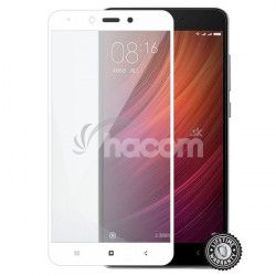 Screenshield  Xiao Redmi Note 4 Tempered Glass protection (full COVER white) XIA-TG25DWREDNO4-D