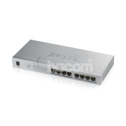 Zyxel GS1008-HP, 8 Port Gigabit PoE + Unmanaged desktop Switch, 8 x PoE, 60 Watt GS1008HP-EU0101F