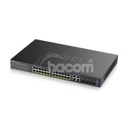 ZYXEL GS2220-28, HP24port Gb L2 Switch, 1 GbE Uplink, PoE GS2220-28HP-EU0101F