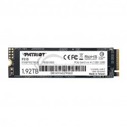 SSD 1920GB PATRIOT P310 M.2 NVMe, Gen3x4 P310P192TM28