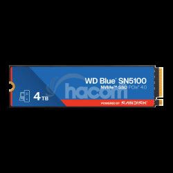 SSD 4TB WD Blue SN5100 NVMe M.2 PCIe Gen4 2280 WDS400T5B0E