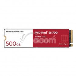 SSD 500GB WD Red SN700 NVMe M.2 PCIe Gen3 2280 WDS500G1R0C