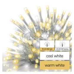 Standard LED spoj. reaz blikajca  cencle, 2,5 m, vonkajia, tepl/studen biela D1CN01