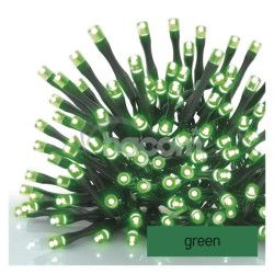 Standard LED spojovacia vianon reaz, 10 m, vonkajia aj vntorn, zelen D1AG01