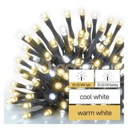 Standard LED spojovacia vianon reaz blikajca, 10 m, vonkajia, tepl/studen biela D1AN02