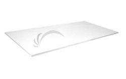 Stolov deska BR168BL, 1600 x 800 x 25 mm biela pre vkovo nastaviten podnoe Brateck BRDESK1608025BL
