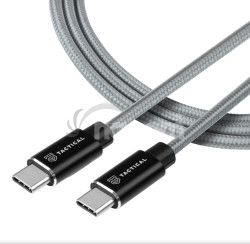 Tactical Fast Rope Aramid Cable USB-C/USB-C 100W 20V/5A 1m Grey 8596311153143