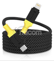 Tactical MagRope USB-C/Lightning 1m Black/Yellow 8596311256516