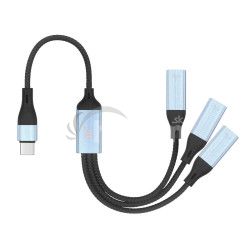 TB USB-C splitter - 3x USB-C AKTBXKUCC3C30FB