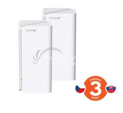 Tenda Nova MX21 Pro (2-pack) WiFi6E AX5700 Mesh Gigabit systm, 6x GLAN/GWAN, WPA3, VPN, SK app 75012006