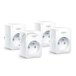 TP-link Tapo P100 (4-pack) WiFi mdra zsuvka, 10A