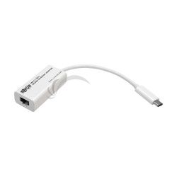 Tripplite Adaptr USB-C / Gigabit Network Adapter, Thunderbolt 3 kompatibiln, biela U436-06N-GBW