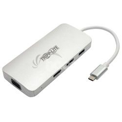 Tripplite Dokovacia stanica USB-C/3x displej, HDMI, VGA, USB 3.2 Gen 1, USB-A, 100W nabjanie U442-DOCK12-S