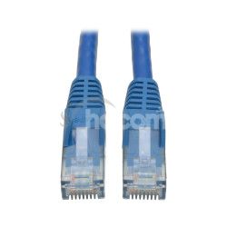 Tripplite Ethernetov kbel Cat6 Gigabit Snagless Molded (UTP) (RJ45 Samec/Samec), modr, 1.52m N201-005-BL