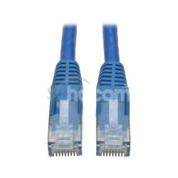 Tripplite Ethernetov kbel Cat6 Gigabit Snagless Molded (UTP) (RJ45 Samec/Samec), modr, 3.05m N201-010-BL