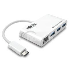 Tripplite Rozboova USB-C/3x USB-A+Gbe, USB 3.0, biela U460-003-3A1G