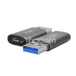 TRUST CALYX USB-A to USB-C ADAPTER 2pack 25573