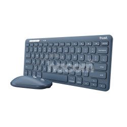 TRUST LYRA WL KEYBOARD & MOUSE US (my+klv) modr 24937