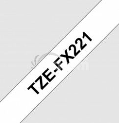 TZE-FX221, biela/ierna, 9 mm, s flexibilnou pskou TZEFX221