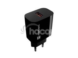 Univerz�lna nab�ja�ka Natec RIBERA 18W, 1X USB-A, �ierna NUC-2393
