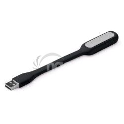 USB lampika na notebook C-TECH UNL-04, flexibiln, ierna UNL-04BK