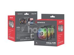 Ventitor Genesis OXAL 120 ARGB, 3-Pack, ierny NGF-2265