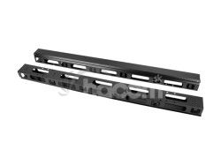 VERTIK�LNY PANEL NA VEDENIE K�BLOV 27U PRE 19" VO AK-1207-B