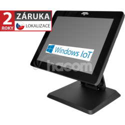 VIRTUOS BPOS BP-1588, 15" LCD LED, 400 cd/m2, J6412, 8 GB RAM, 256 GB SSD, Win11 IoT, kapacitn, ierny KBL0006
