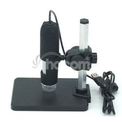 W-star Digitlny mikroskop DM1000H, 1000x, FHD, prsvit W10, statv, ierna, USB DM1000H
