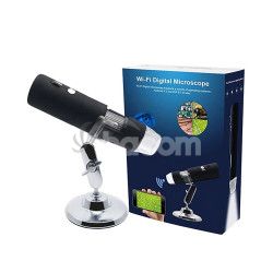 W-Star Digitlny mikroskop WIFI MW1000S, HD 1000x, prsvit stojan ierna iOS Win, Inskam MW1000S