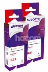 W4 sada ink pre CANON CLI521BK 2x10,5ml, ierna, CLI-521 BK P12465W4