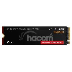 SSD 2TB WD_BLACK SN850X NVMe M.2 PCIe Gen4 2280 WDS200T2X0E
