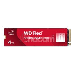 SSD 4TB WD Red SN700 NVMe M.2 PCIe Gen3 2280 WDS400T1R0C