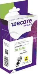 WECARE ARMOR p�ska kompatibiln� s DYMO S0720980,Black/Yellow,24MM*7M K80839W4