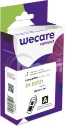 WECARE ARMOR p�ska kompatibiln� s DYMO S0721010, White/Black, 24MM*7M K80841W4