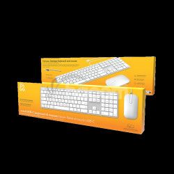 Wired USB-C Keyboard & Mouse Apple Silver UK 103218532