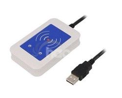 Xerox ELATEC TWN4 MIFARE NFC RFID CARD READER WHITE USB 2M CABLE 497N04027