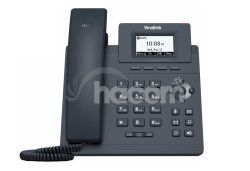 Yealink SIP-T30P SIP telefn, PoE, 2,3" 132x64 nepodsv. LCD, 1 x SIP ., 100M Eth SIP-T30P