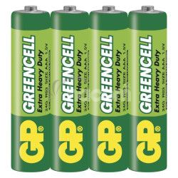 Zinko-chloridov� bat�ria GP Greencell R03 (AAA), 4 ks 4ks B12104