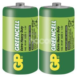 Zinko-chloridov� bat�ria GP Greencell R14 (C), 2 ks 2ks B1230