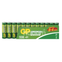 Zinko-chloridov� bat�ria GP Greencell R6 (AA), 12 ks 12ks B1220F